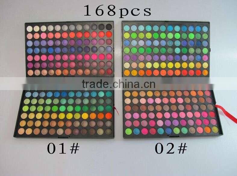 168 colors professional makeup eyeshadow pallete