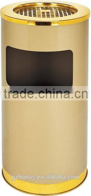 Environment-friend segregated waste bin with ashtray