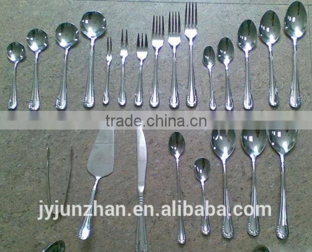 table knife of stainless steel material and high mirror polishing