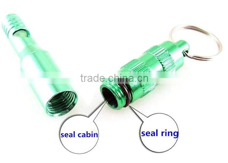 outdoor camping high DB survival emergency whistle with keyring