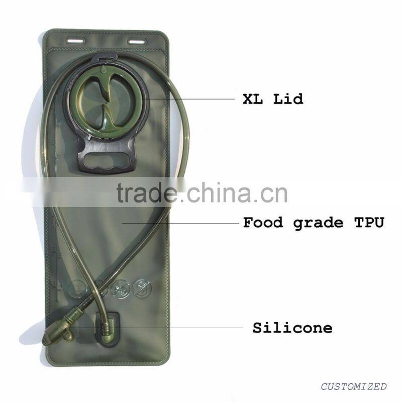 2016 hot sale Outdoor Sports folding portable Military Class Hydration System TPU Bladder Bag Water Bag Packs Foroutdoor Hiking