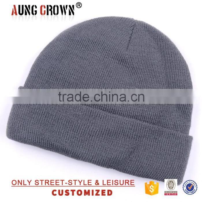 Hot Sale 100%Acrylic Striped Beanies Hat