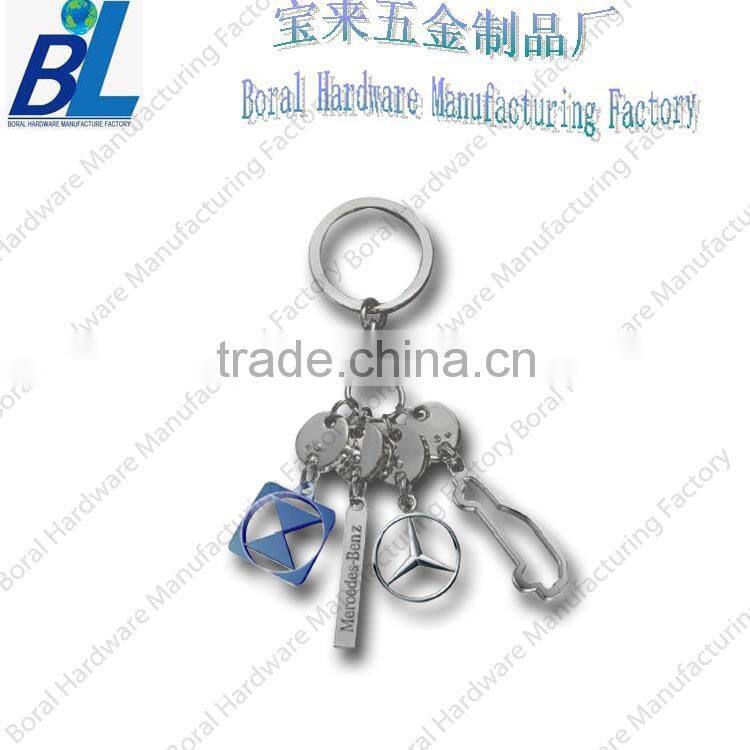 2014 Brasil world cup promotional customized metal key chain