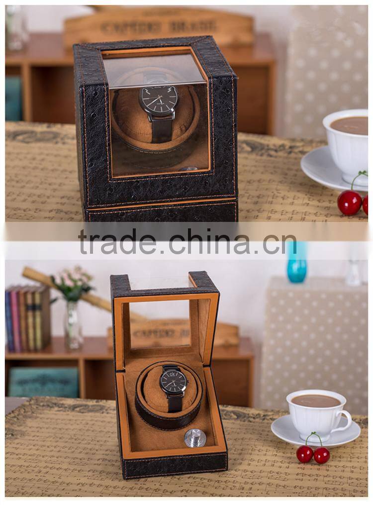 Custom Creative Rustic Safety Single Volta Leather Watch Winder