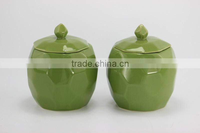 Home Decor Various Scents Ceramic Jar Candle With Lid