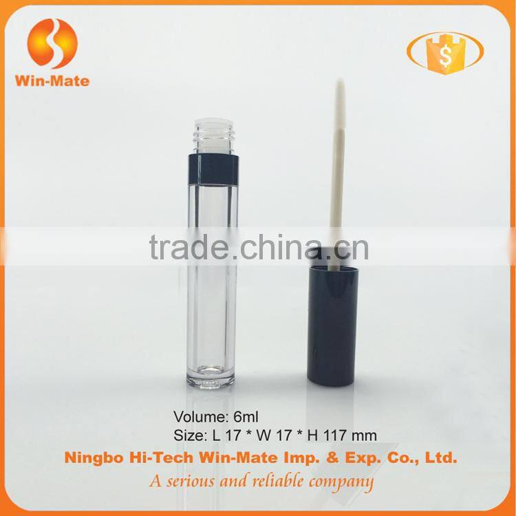 new arrival high quality clear acrylic Lip Gloss Tube With Applicator