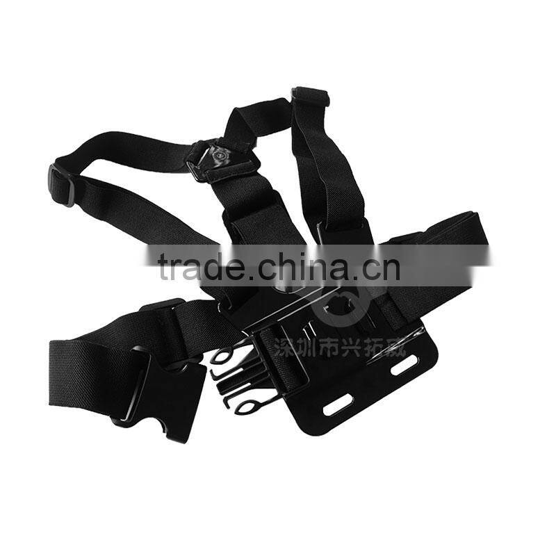 B model: chest body strap for Gopro Hero 2/3/3+/4/4 Session action camera accessory
