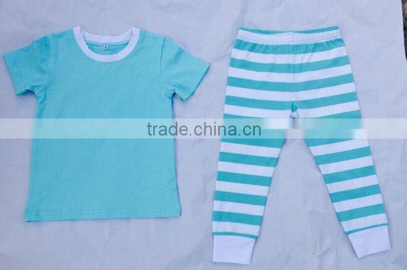 New Red white Wholesale Children cotton pajamas boutique set pajamas kids photo