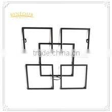 modern square metal wire fruit basket for home decorations