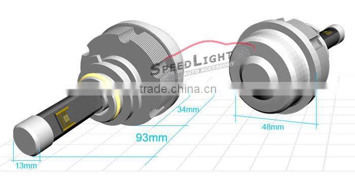 Speedlight High Power 30W 3600LM 2S 9006 LED Car Headlight Kit
