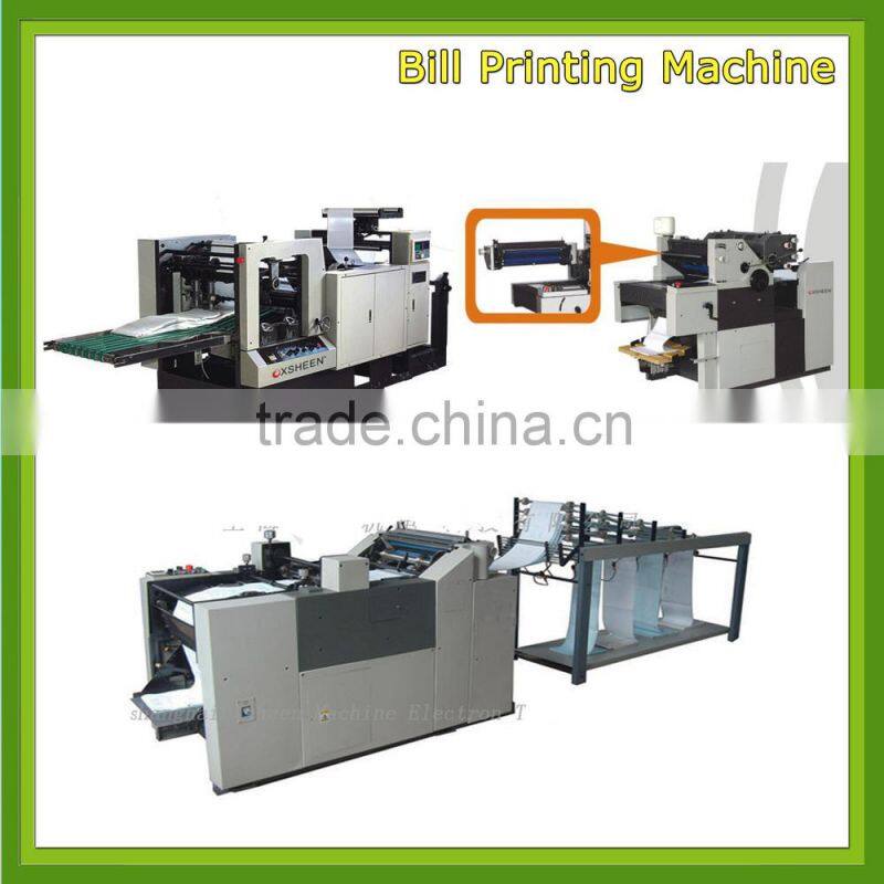 Bill printing machine, offset machine, used auto print offset printing machine,offset print