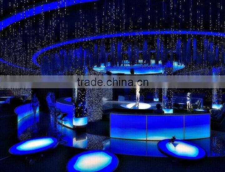 White PVC Base Crystal Blue color 80 Led Neon Flexible tube With 4.8W/M Power