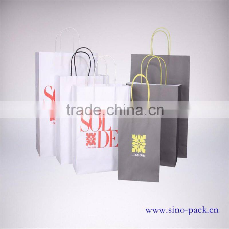 eco-friendly kraft paper bags for shopping