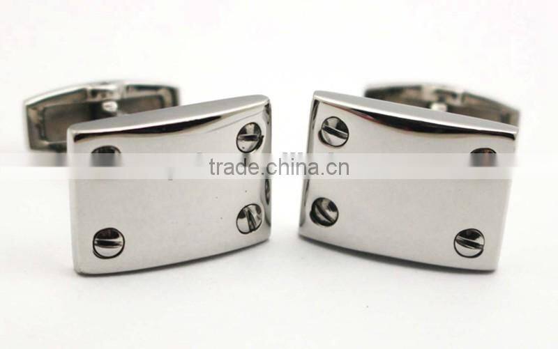 Promotional Bulk Stainless Steel Cufflink For Men