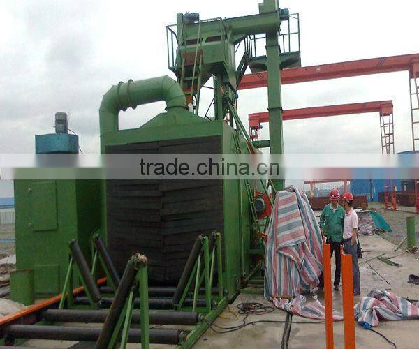 Steel pipe shot blast cleaning machine/steel plate shot blast cleaning machine