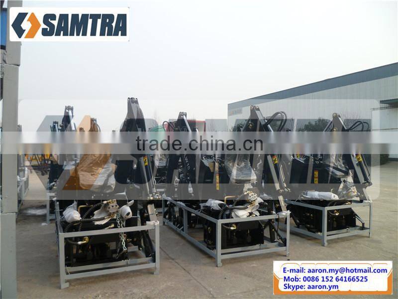 Tractor Backhoe Loader, LW Backhoe Digger with Thumb Grab