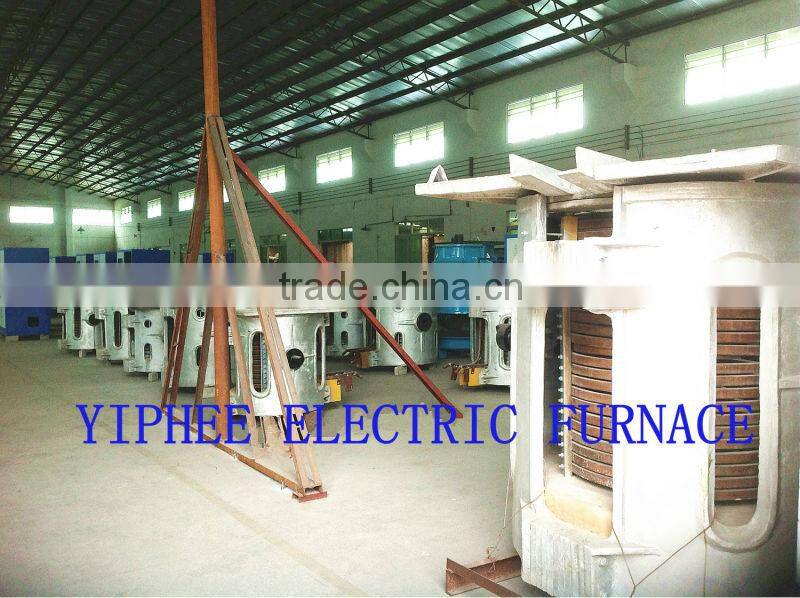 Hot sale!! 750kg 450kw iron/steel scrap melting furnace