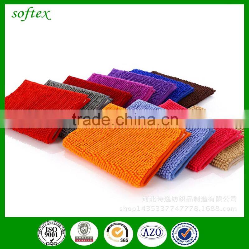 40x60cm 288g hometextile microfiber thin bath mat