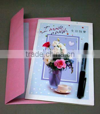 Friendly hand made USB port greeting cards for holiday/advertising/wedding invitation
