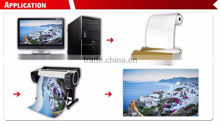 Wide Format Raw Rolling Paper With 260 Gsm 24 Inch X100 Feet