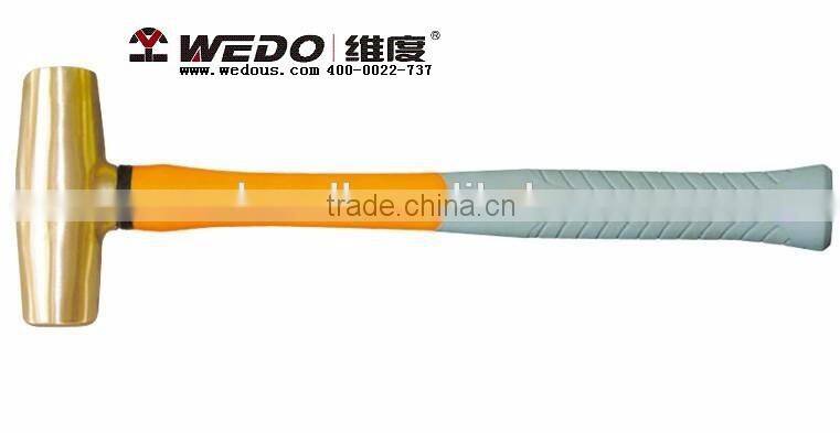 High quality brass mallet hammer; Die forged;China Manufacturer;OEM service; DIN Standard; No MOQ