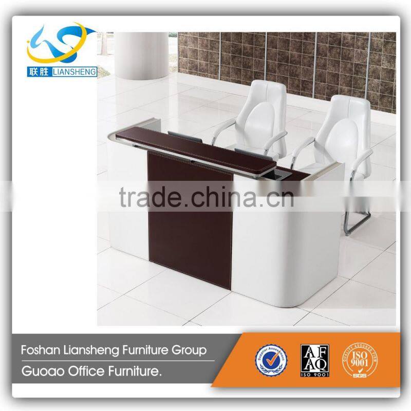 Wholesale Modern Latest Style Office Leather Reception Desk D756