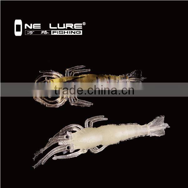 5cm Silicone Shrimp Fishing Lures