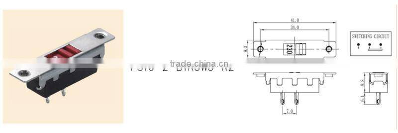 Hight current Slide Switch &115-230 voltage selector slide switch