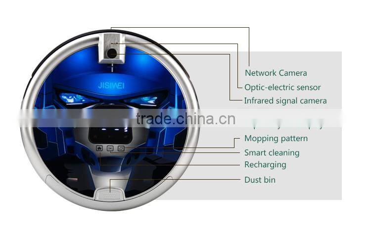 mobile phone controlled working long time vacuum cleaner robot