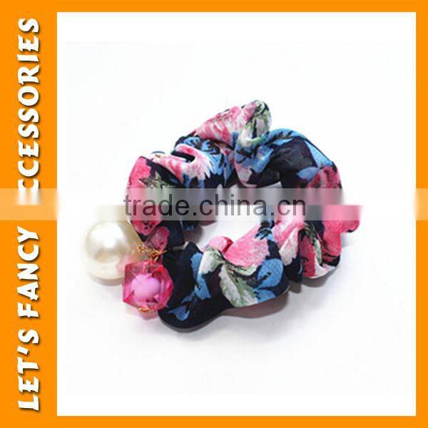 PGHD0353 Wholesale floral headbands yiwu covered elastic hair band