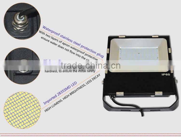High quality waterproof warm white SMD LED Flood light 50 watt