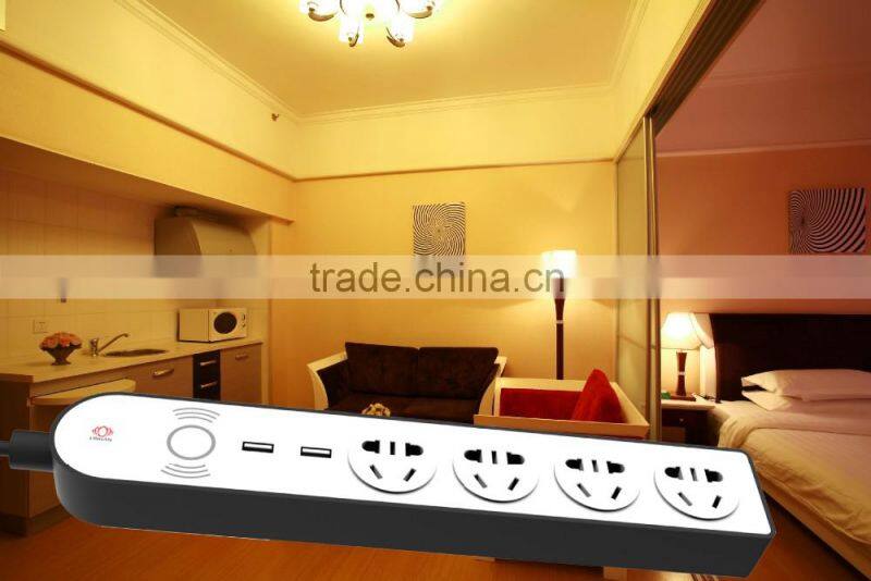 Wifi remote control extension sockets 2000W 10A 4 sockets switches timing smart power strip