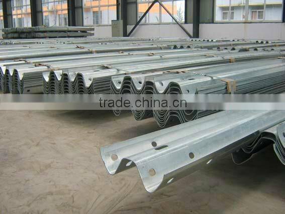 Hot rolled spraying plastics steel road guardrail,highway guardrail for sale