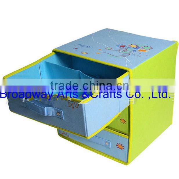 high quality custom non woven beautiful storage box