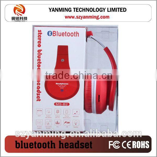2016 new arrival Wireless stereo bluetooth headset