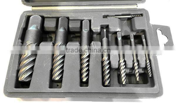 8pc Sheared broken Bolt Screw Stud Extractor Set 3-26mm Remover easy out tool