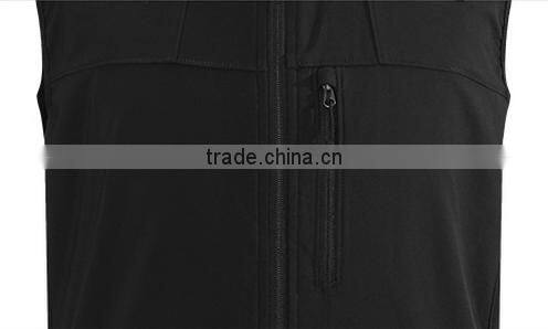 Custom windproof running softshell vest