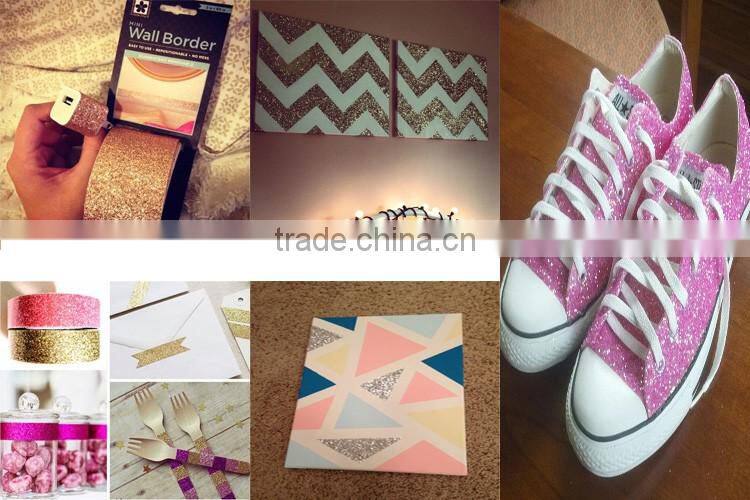 Sparkle sticky DIY craft glitter tape