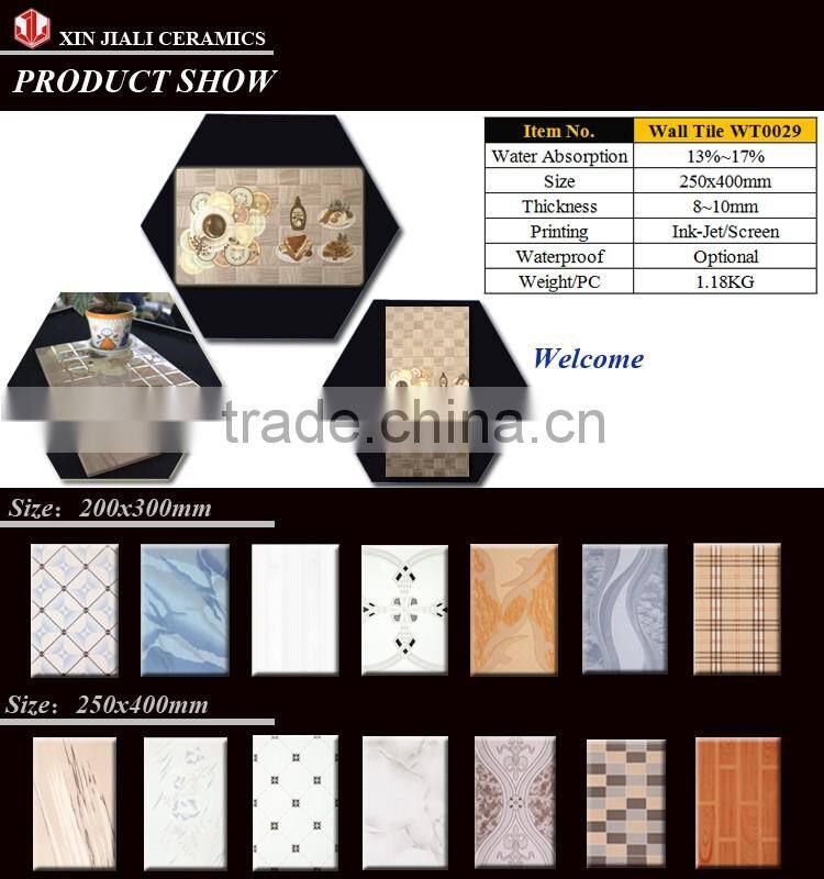 250x400mm WT0029 New Design Kitchen Wall Tiles Malaysia