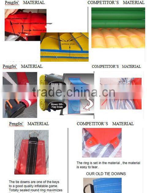 Inflatable castle combo snow house for Funny Play