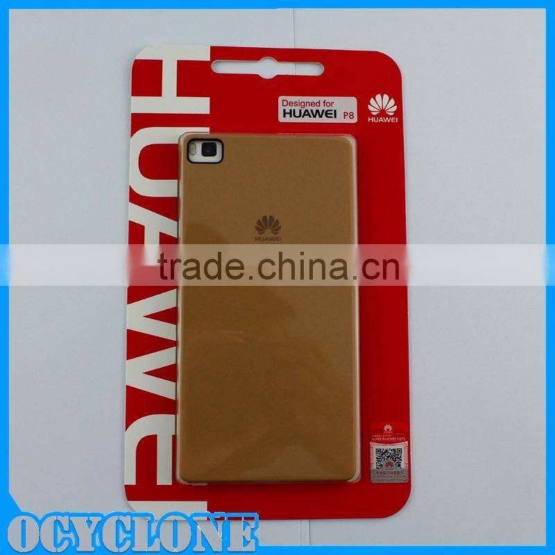 PC Villus Phone Case Back Cover Shockproof Bumper for Huawei P8