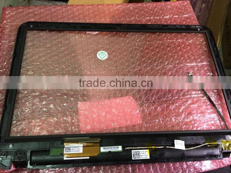 high quality touch glass For Dell Inspiron 15R-5537 Touch Digitizer &Bezel 0MP0JK 04J3M2 0HXKP5 GRADE "A" CONDITION J137