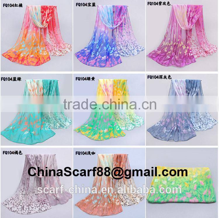 Wholesale chiffon silk scarf