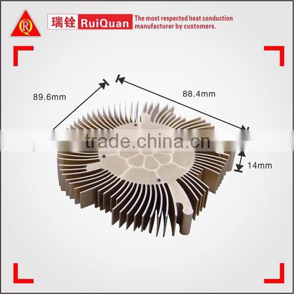 New Extruded Industrial aluminum VGA heatsink with anodizing and CNC machining