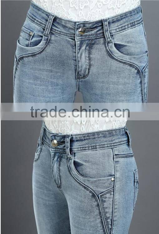 Hot-selling elegant autumn high quality women skinny jean