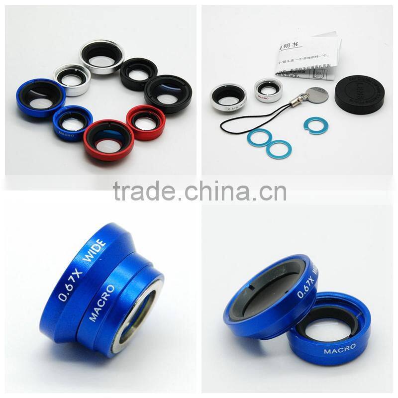 Wide Angle Macro Lens Photo Kit Set for iPhone5S iPhone5C 4 4S