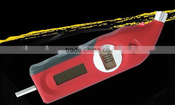 150psi Solar Energy Digital Tire Pressure Gauge with Depth Ruler Tire Tread