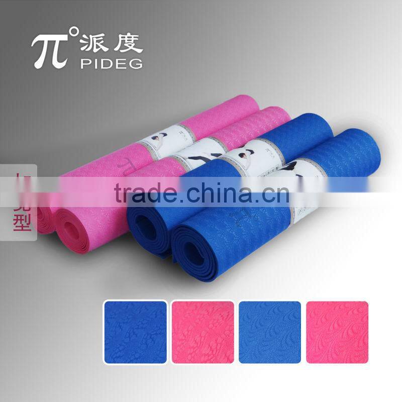 embossed tpe yoga mat