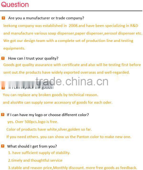 Single--hand Fillable Liquid Manual Dispensing Pumps