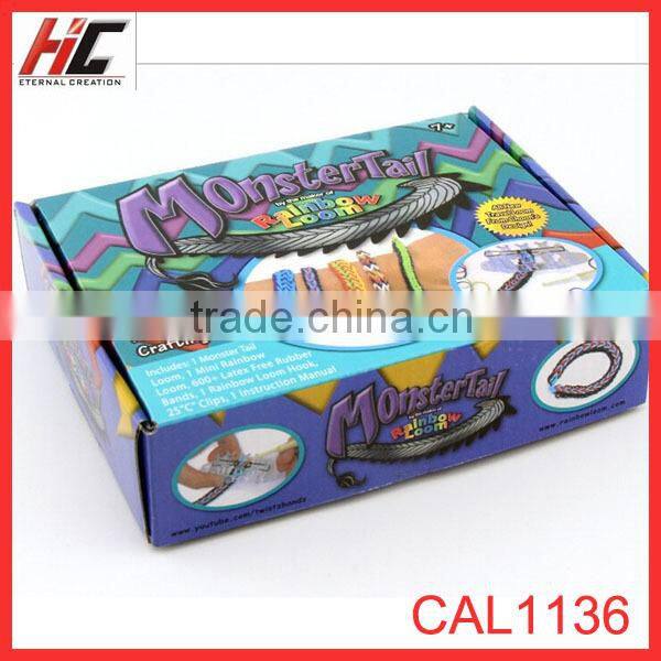 2014 World Hot sell latest design UV Magic Color heat Changing Rubber Bands hook in the Sun
